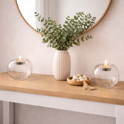 Clara Crystal Candle Holder