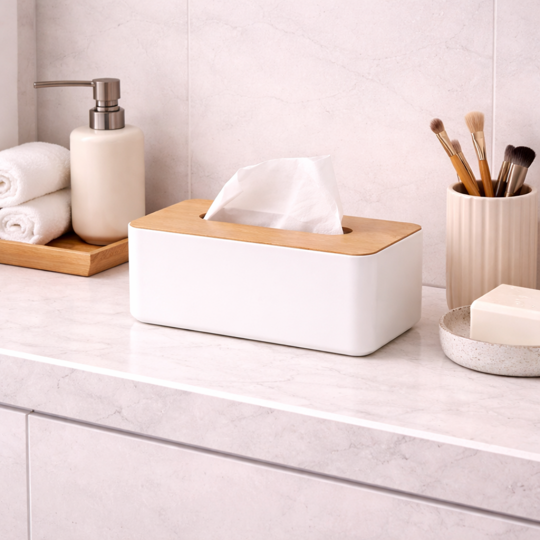 Olen Oak Tissue Box