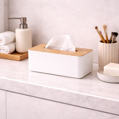 Olen Oak Tissue Box