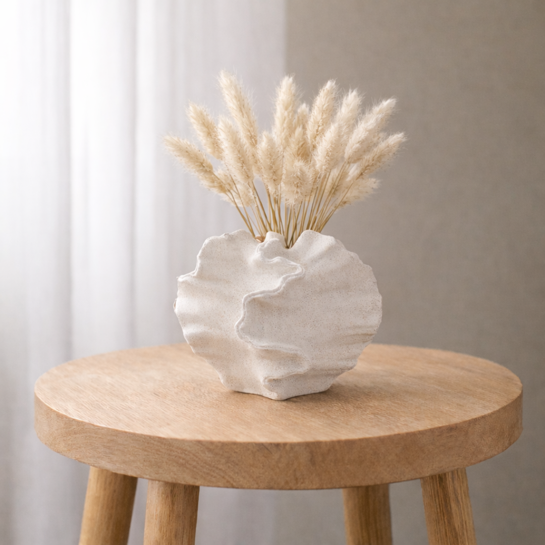 Florence Frosted Ceramic Vase