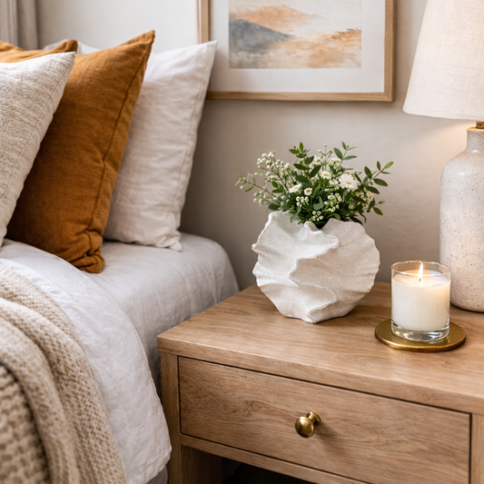 Florence Frosted Ceramic Vase