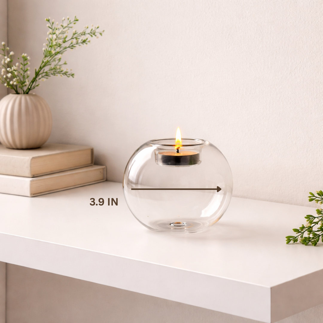 Clara Crystal Candle Holder