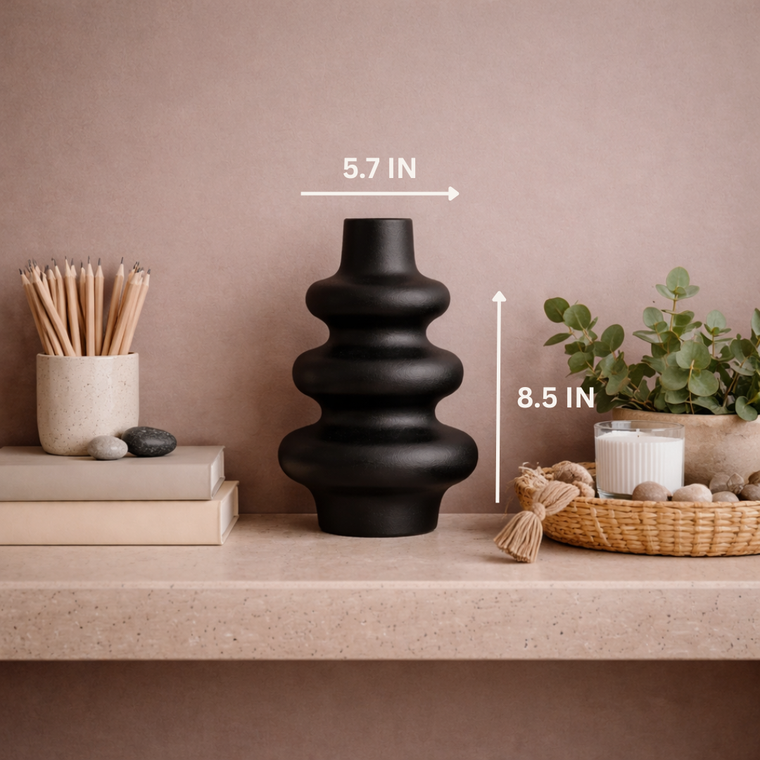 Gianna Granular Ceramic Vase