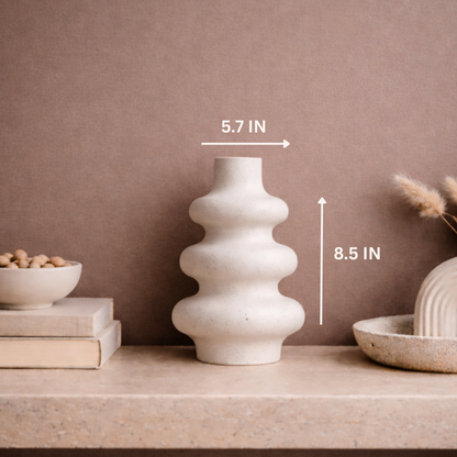 Gianna Granular Ceramic Vase
