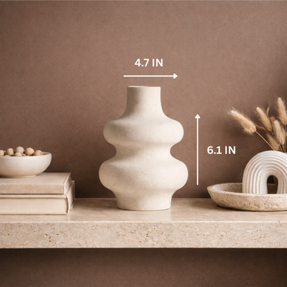 Gianna Granular Ceramic Vase