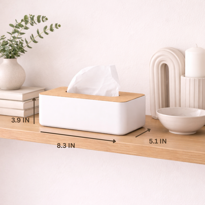 Olen Oak Tissue Box
