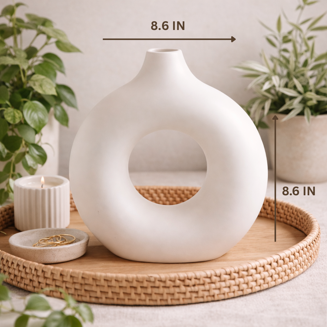 Haisley Halo Ceramic Vase