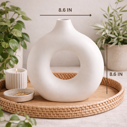 Haisley Halo Ceramic Vase