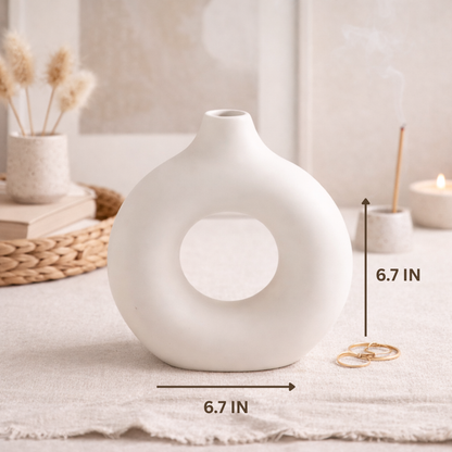 Haisley Halo Ceramic Vase