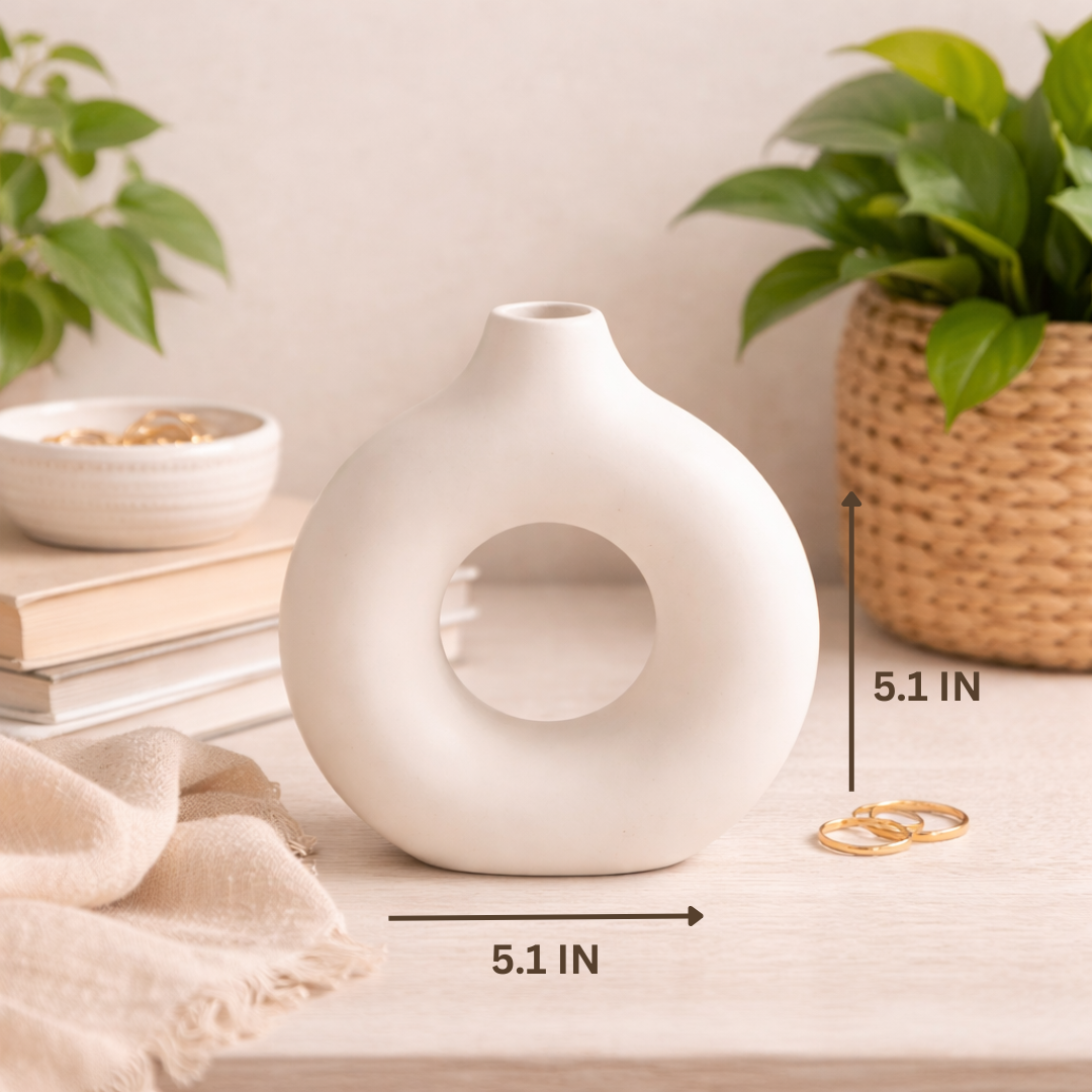 Haisley Halo Ceramic Vase