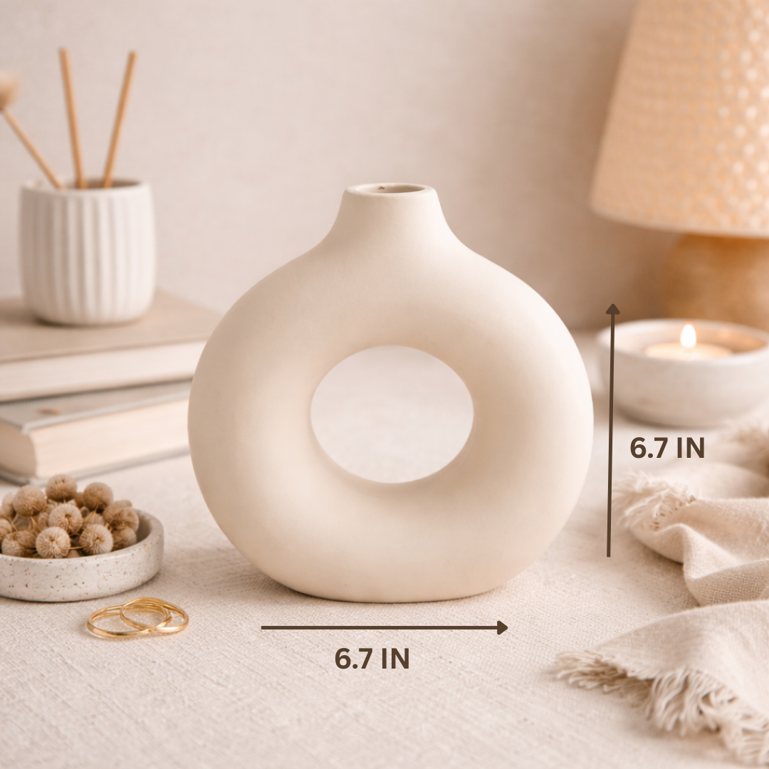 Haisley Halo Ceramic Vase
