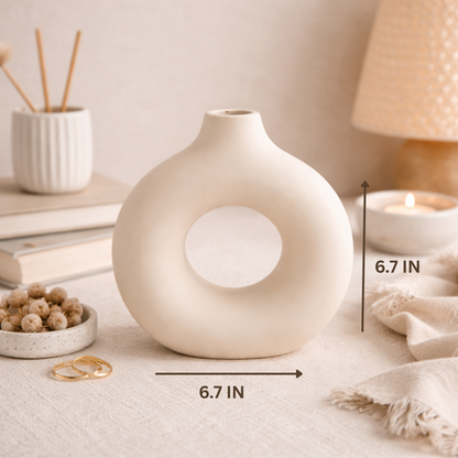 Haisley Halo Ceramic Vase