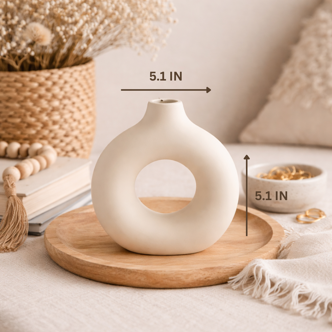 Haisley Halo Ceramic Vase